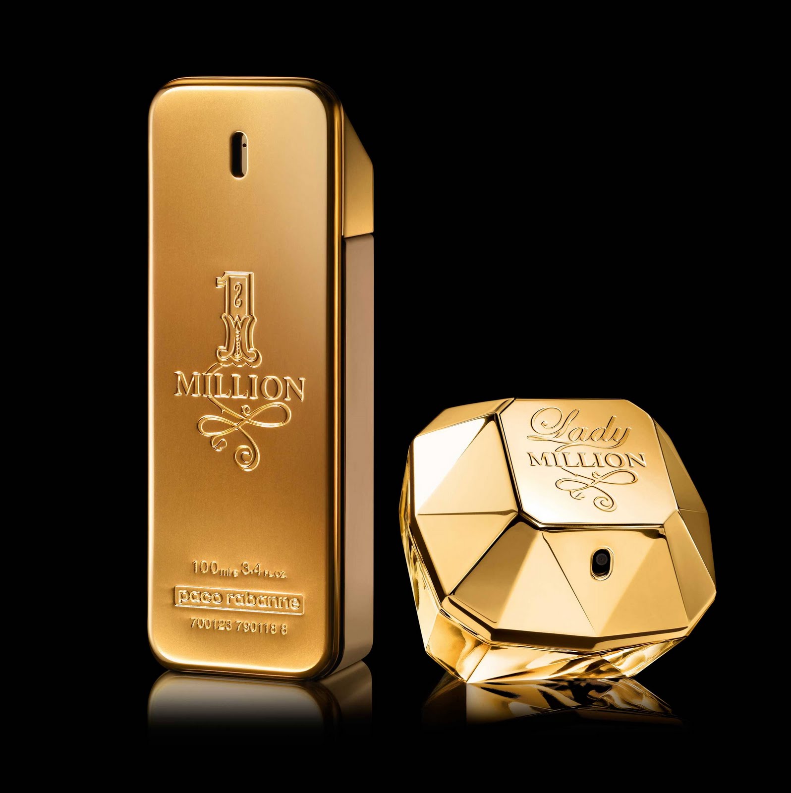 Paco Rabanne 1 Million Absolutely Gold Pure Perfume 100Ml